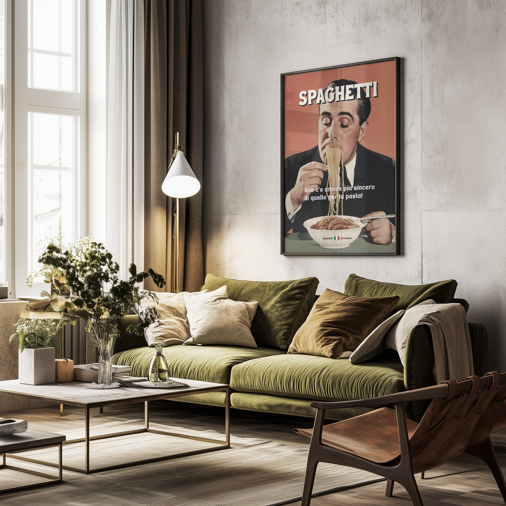 Spaghetti Lover - Poster / Art Print - interiör