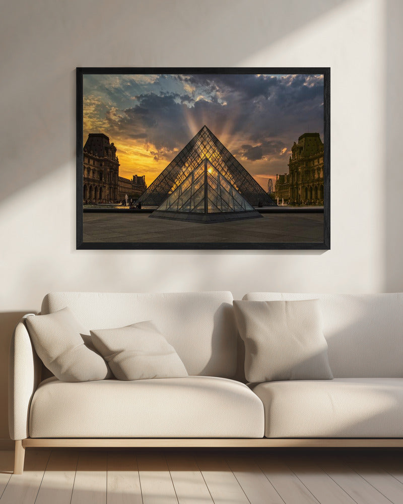 Pirámide del Louvre - Poster / Art Print - interiör