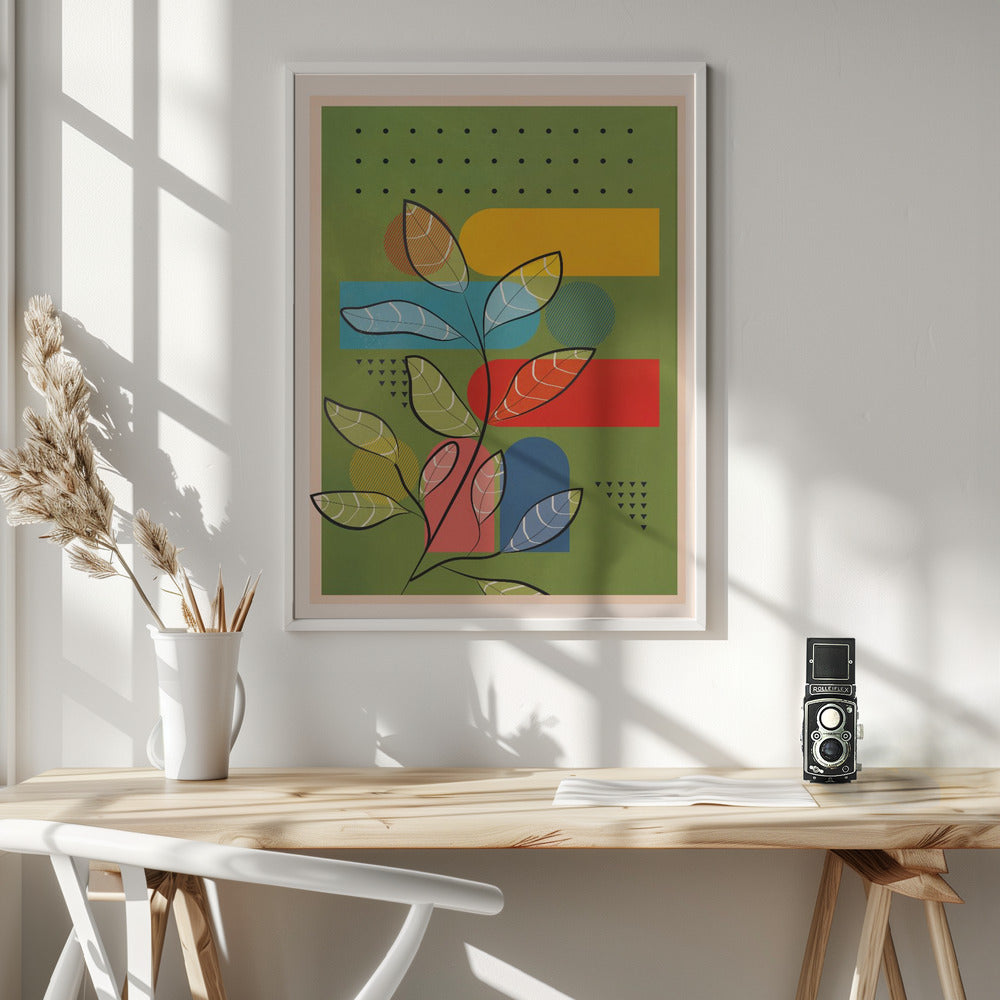 Tropical Geometry 7 - Poster / Art Print - interiör