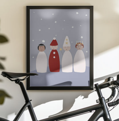 Swedish Lucia - Poster / Art Print - interiör