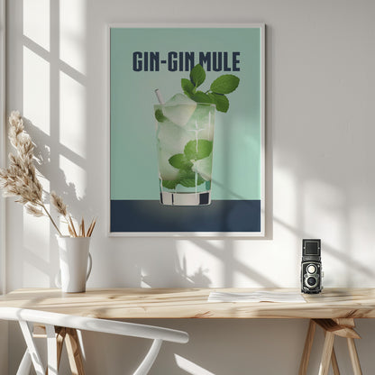 Gin Gin Mule - Poster / Art Print - interiör