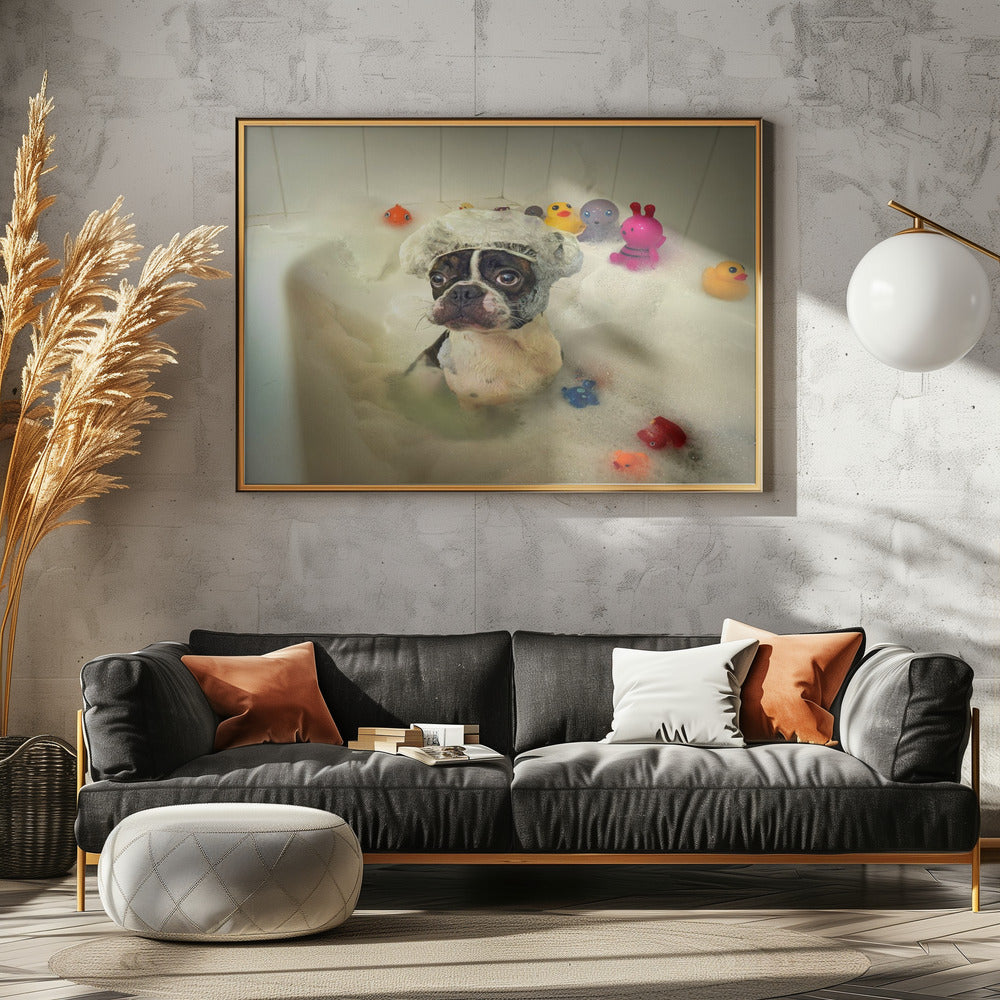 The Bath - Poster / Art Print - interiör