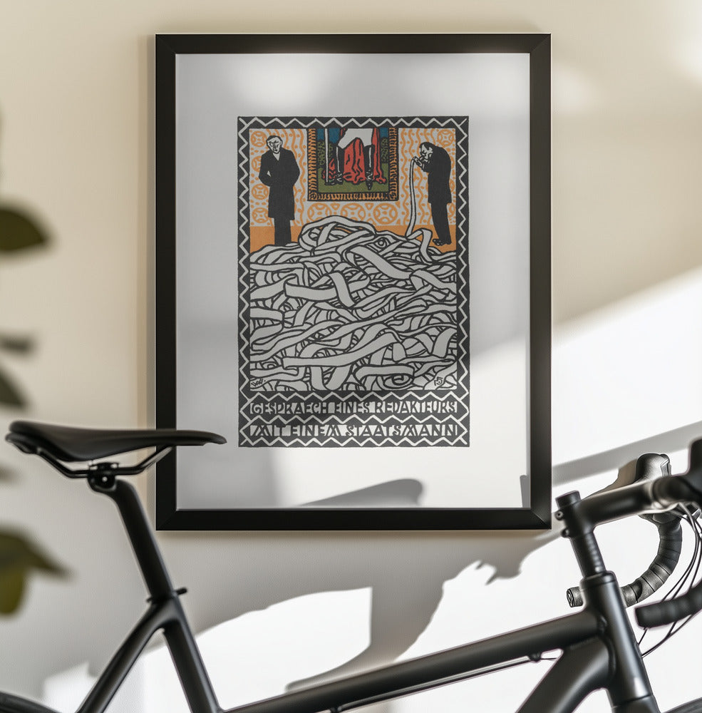 Editor's Conservation With a Statesman - Poster / Art Print - interiör