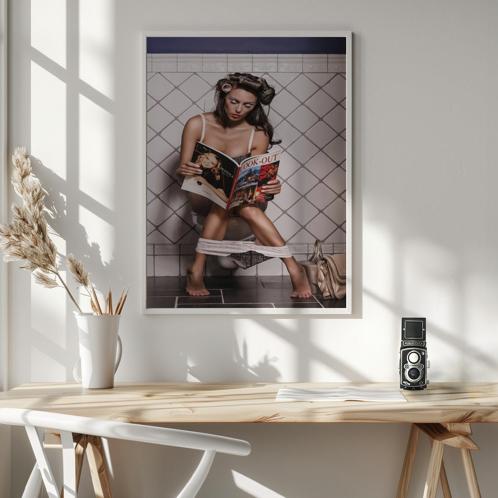 Multitasking - Poster / Art Print - interiör