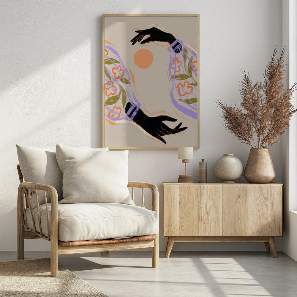 Embrace The Sun - Poster / Art Print - interiör