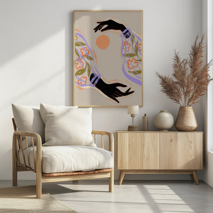 Embrace The Sun - Poster / Art Print - interiör