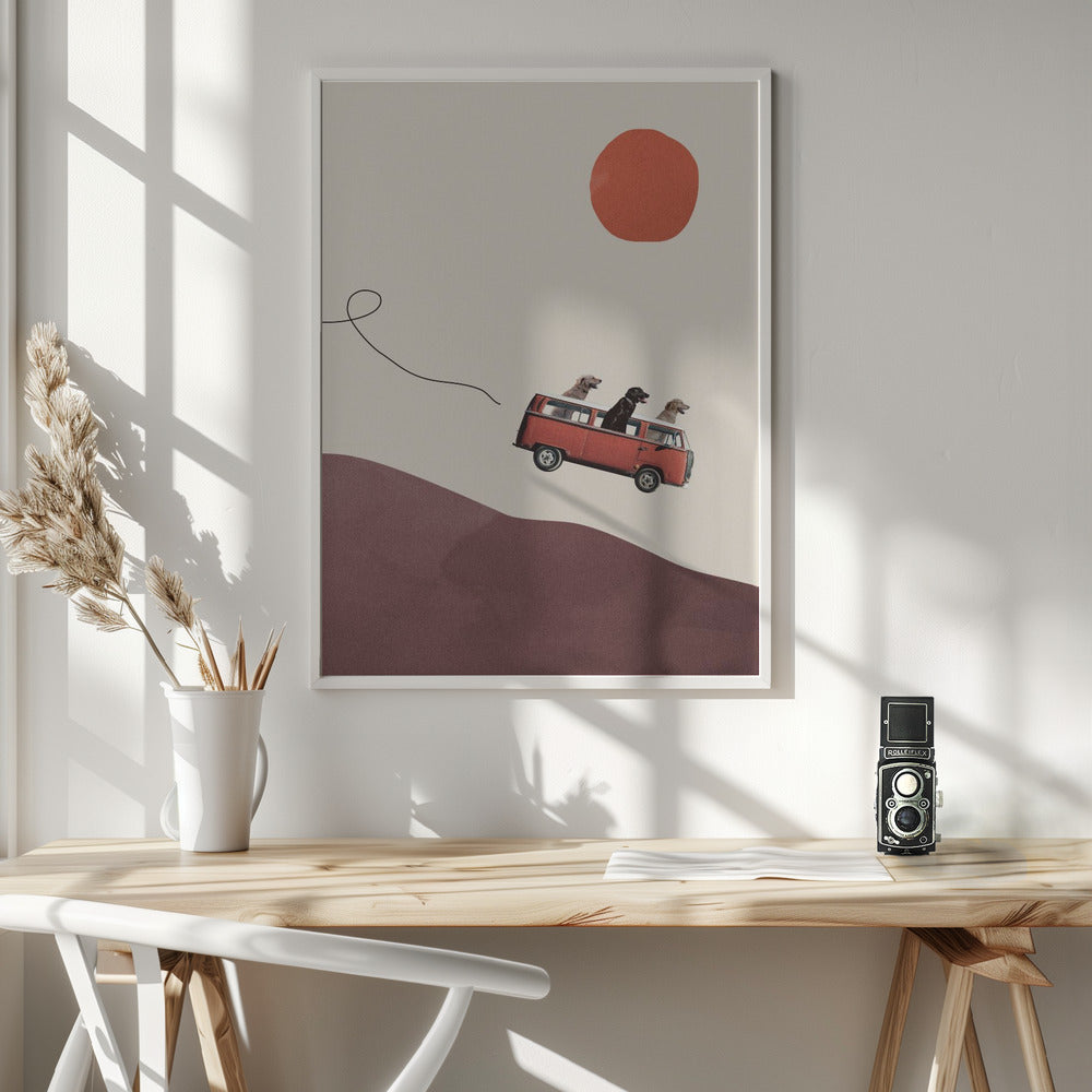 Adventure gang - Poster / Art Print - interiör