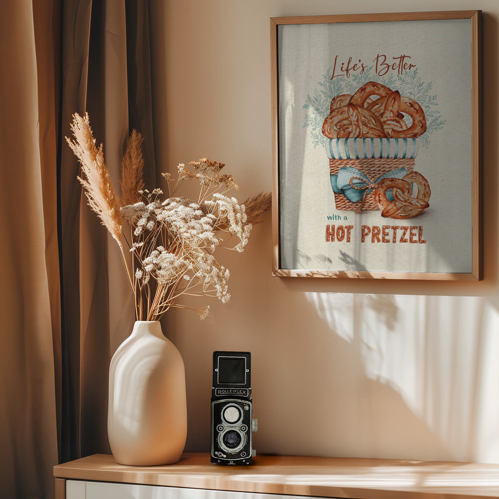 Pretzel - Poster / Art Print - interiör