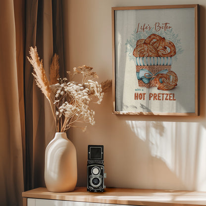Pretzel - Poster / Art Print - interiör