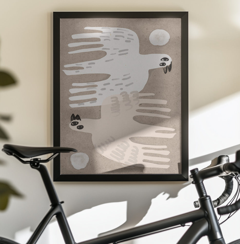 Dance Of The Birds - Poster / Art Print - interiör