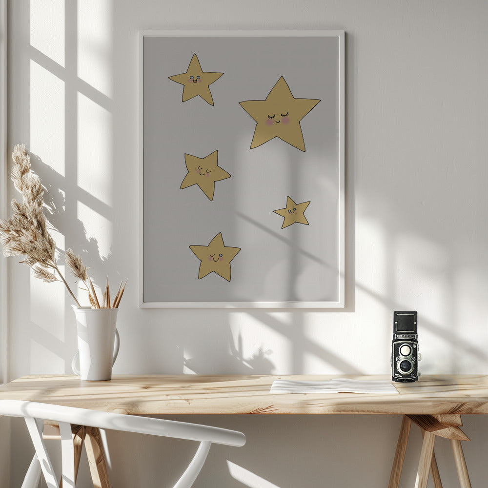 Stars - Poster / Art Print - interiör