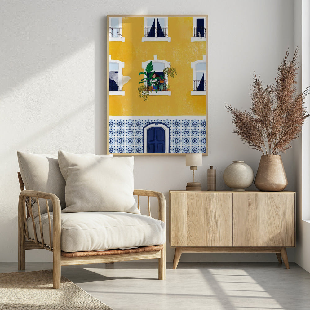 Lisbon - Poster / Art Print - interiör