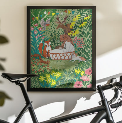 Welcome to the forest - Poster / Art Print - interiör