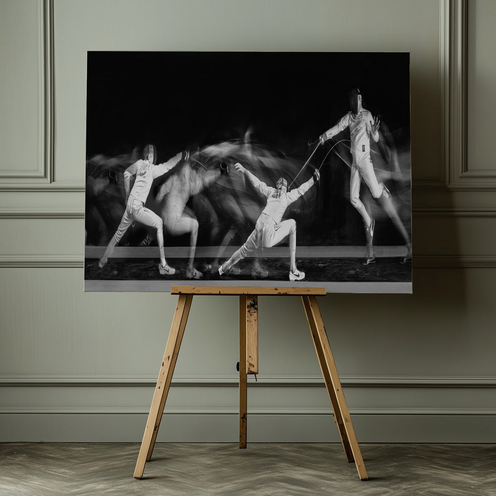 Fencing #1 - Poster / Art Print - interiör