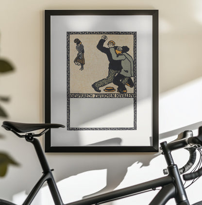 Conversation Between Rivals - Poster / Art Print - interiör
