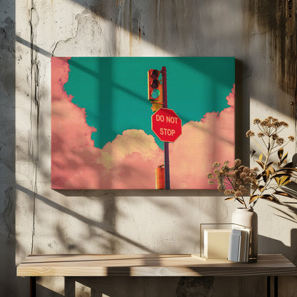 DO NOT STOP - Poster / Art Print - interiör