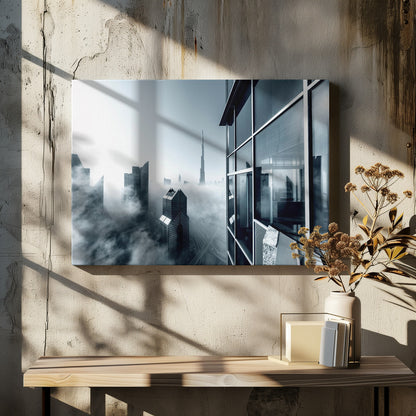 Foggy City - Poster / Art Print - interiör
