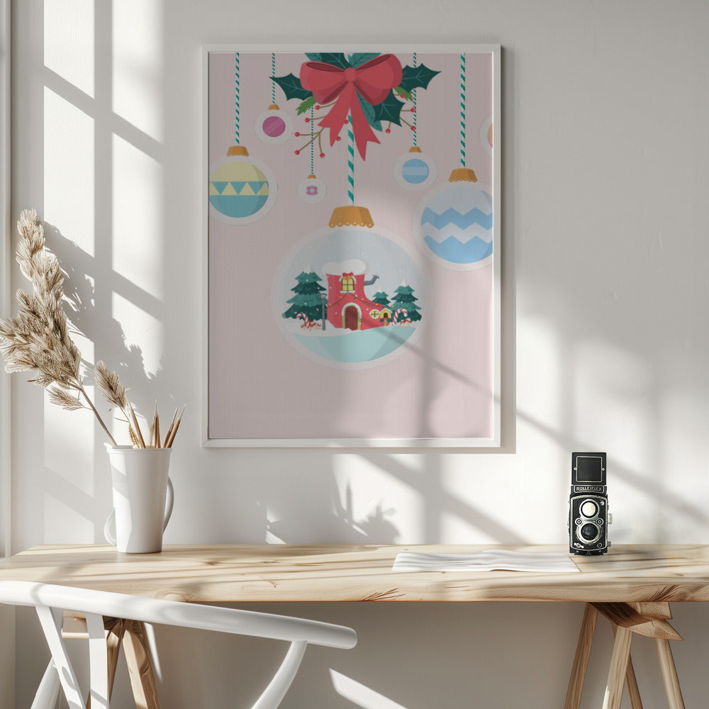 Christmas Ball - Poster / Art Print - interiör