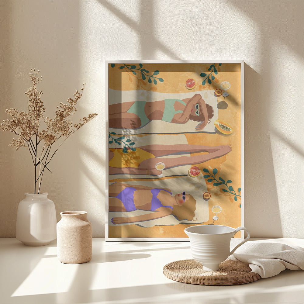 Summer Girls - Poster / Art Print - interiör