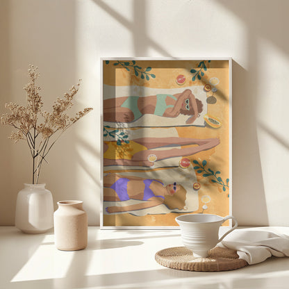 Summer Girls - Poster / Art Print - interiör