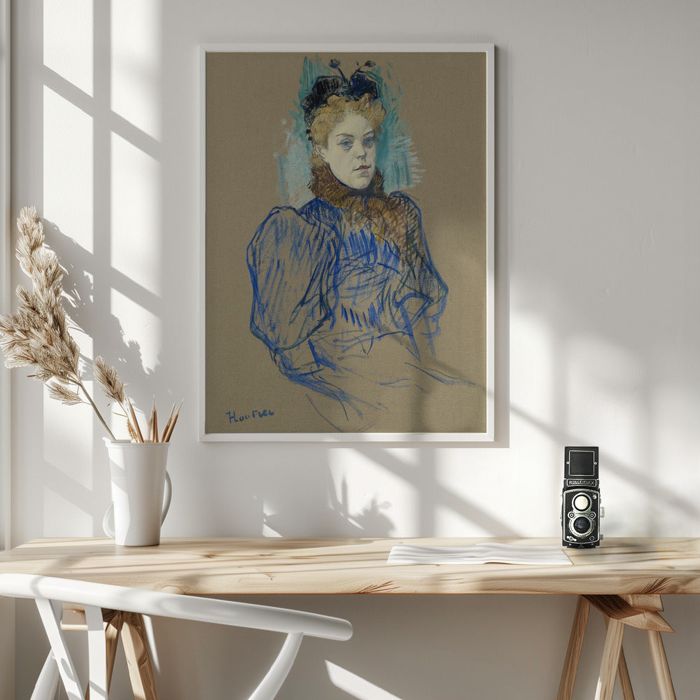 May Milton Portrait (1895) - Poster / Art Print - interiör