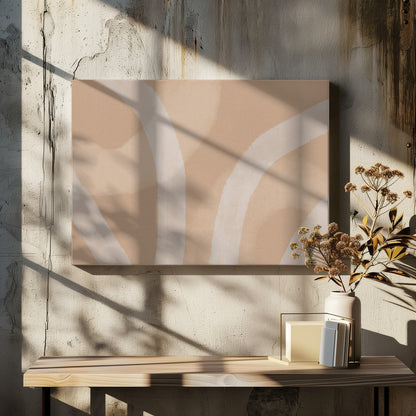 Neutral Abstract Watercolor. Minimalist In Pastel Colors No. 5 - Poster / Art Print - interiör
