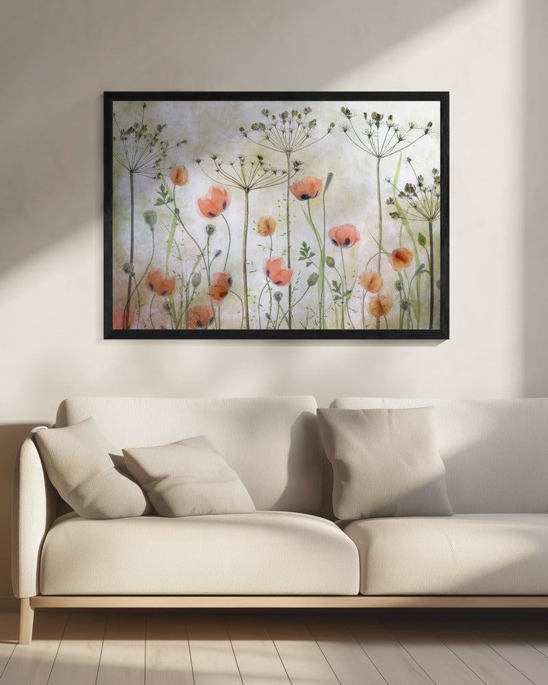 Poppy Meadow - Poster / Art Print - interiör