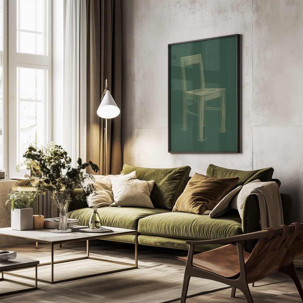 The Chair - Poster / Art Print - interiör