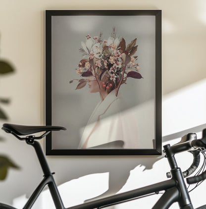 I Fell In Love With Fall Because of You - Poster / Art Print - interiör