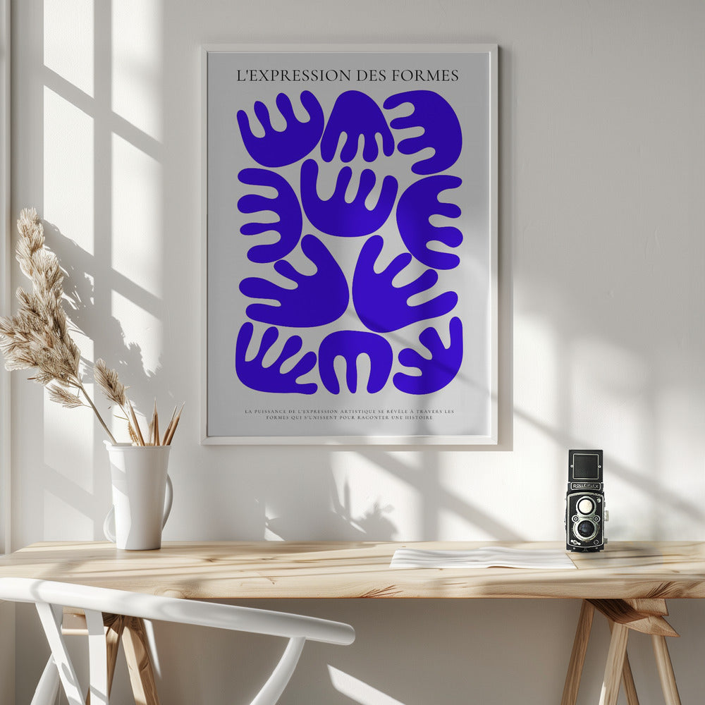 HARMONIE BLEU - Poster / Art Print - interiör