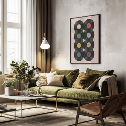 Eight Spins - Poster / Art Print - interiör