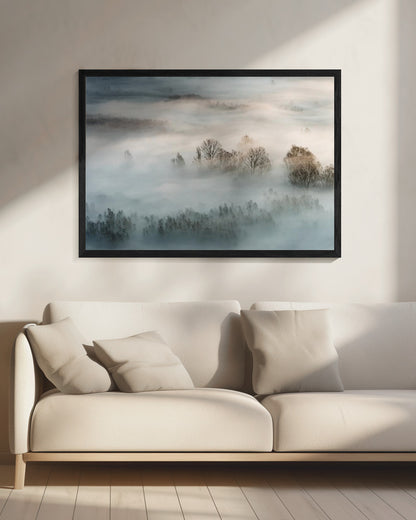 Winter fog - Poster / Art Print - interiör