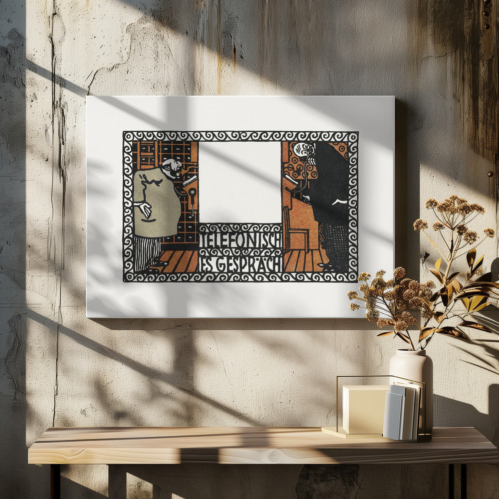 Telephone Conversation - Poster / Art Print - interiör