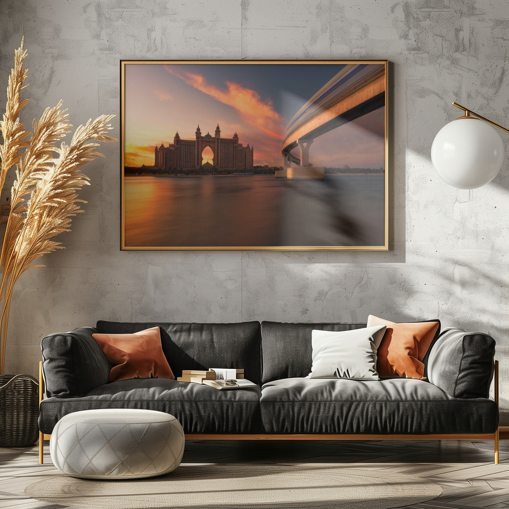 Atlantis Sunset - Poster / Art Print - interiör