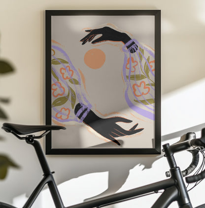 Embrace The Sun - Poster / Art Print - interiör