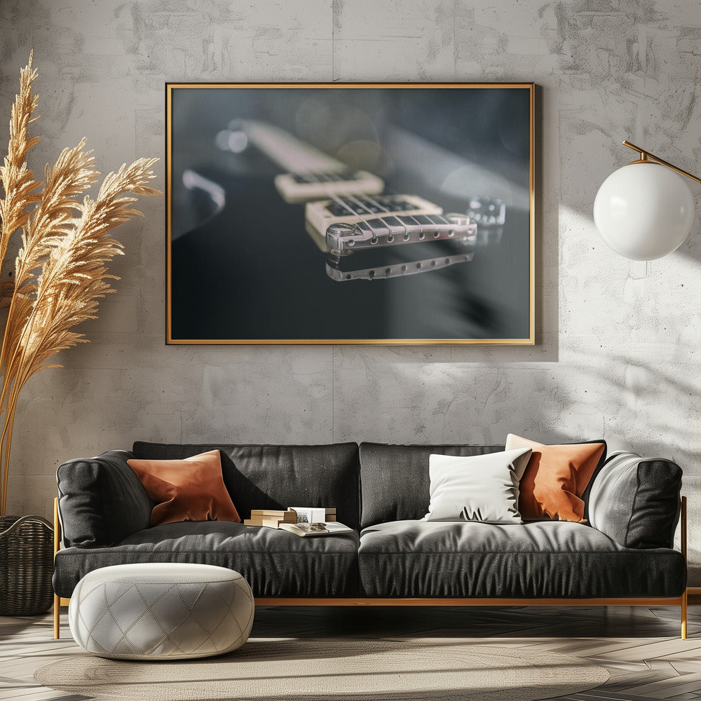 E-guitar - Poster / Art Print - interiör