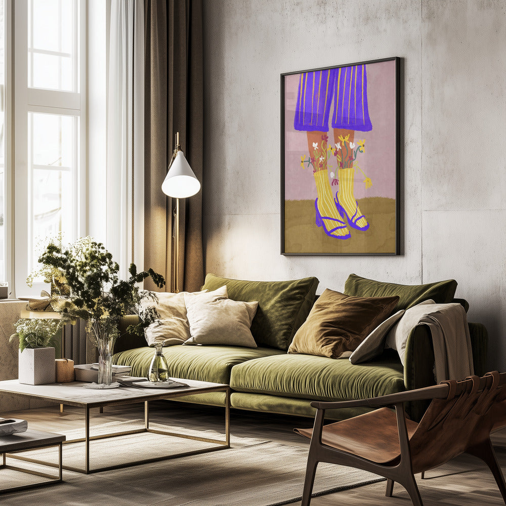 Fashion Shoot - Poster / Art Print - interiör
