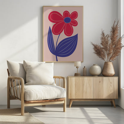 Big Flower - Poster / Art Print - interiör