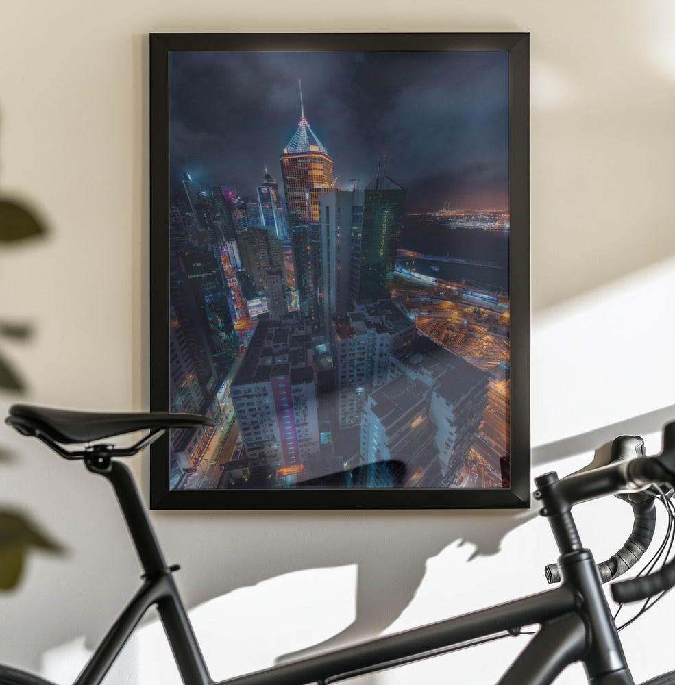 Flying Hong Kong - Poster / Art Print - interiör