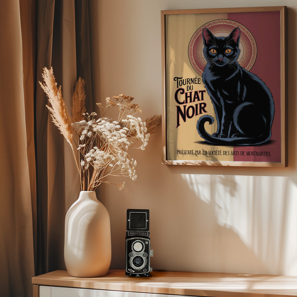 Chat Noir - Poster / Art Print - interiör