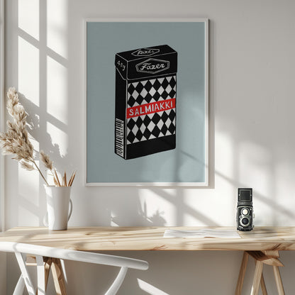 Salmiakki - Poster / Art Print - interiör