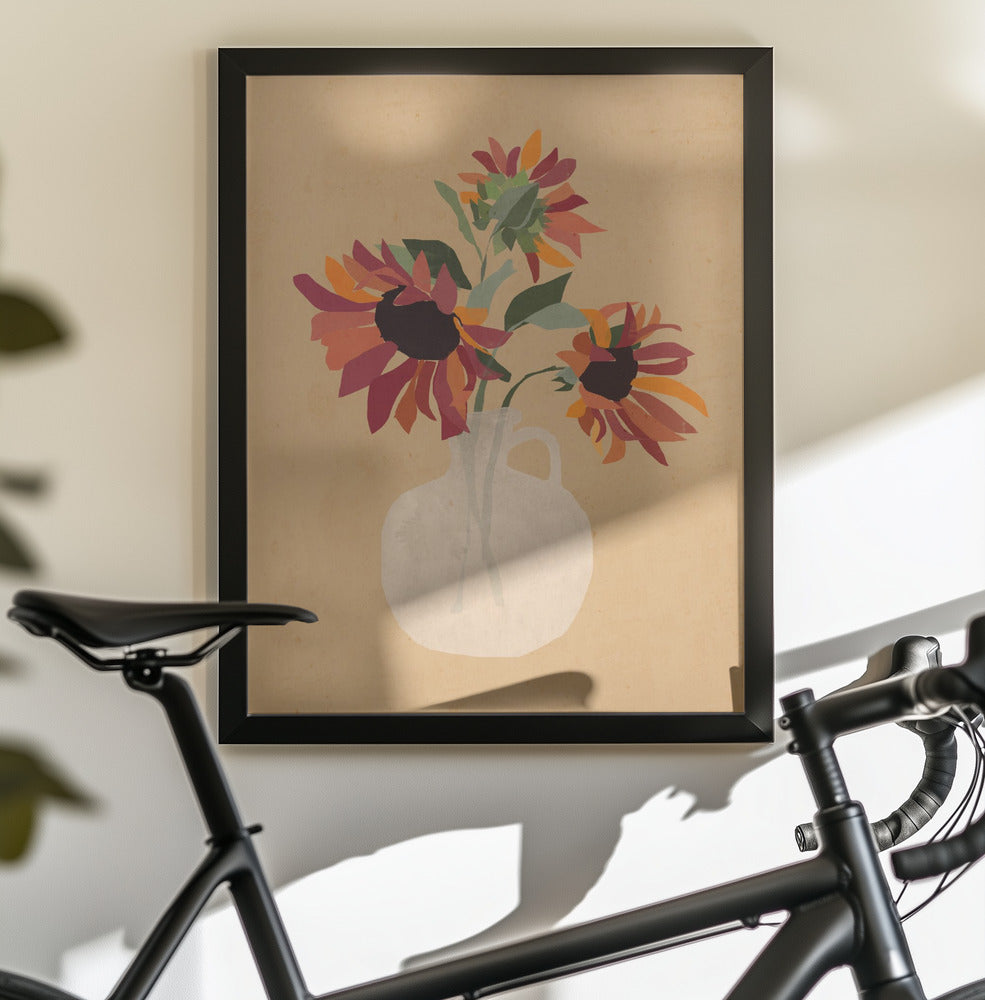 Sunflowers 8 - Poster / Art Print - interiör