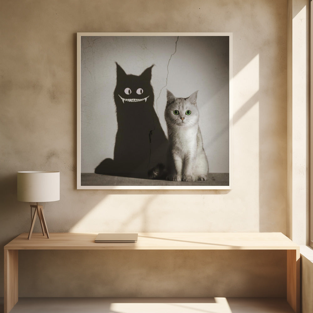 The Shadow Smiles to You - Poster / Art Print - interiör