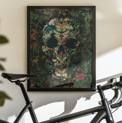 Papillon Skull - Poster / Art Print - interiör