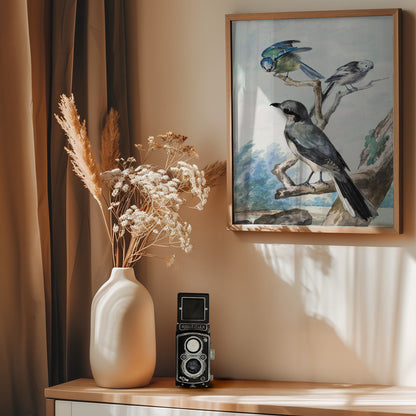 Three Birds - Poster / Art Print - interiör