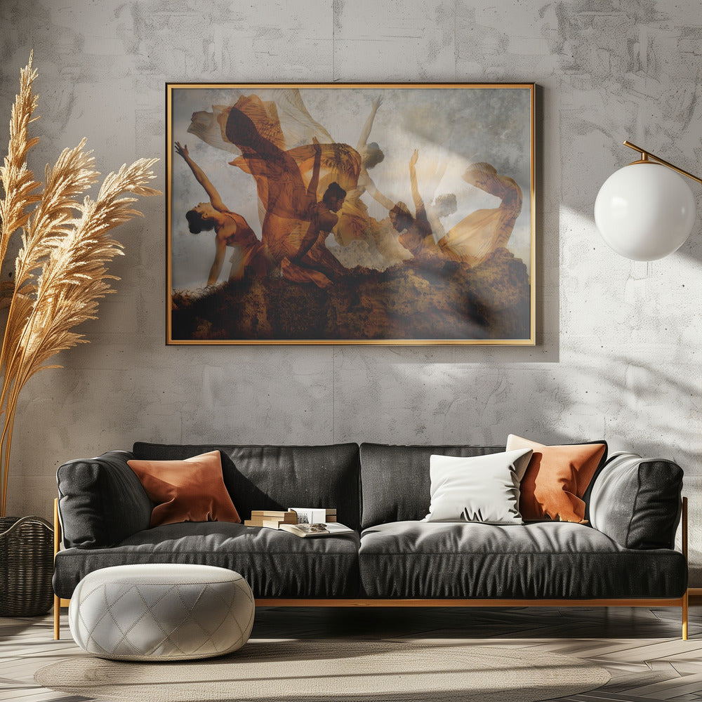 The nymph dance - Poster / Art Print - interiör
