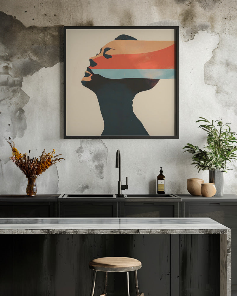 Swoosh - Poster / Art Print - interiör