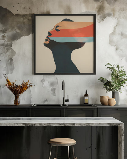 Swoosh - Poster / Art Print - interiör