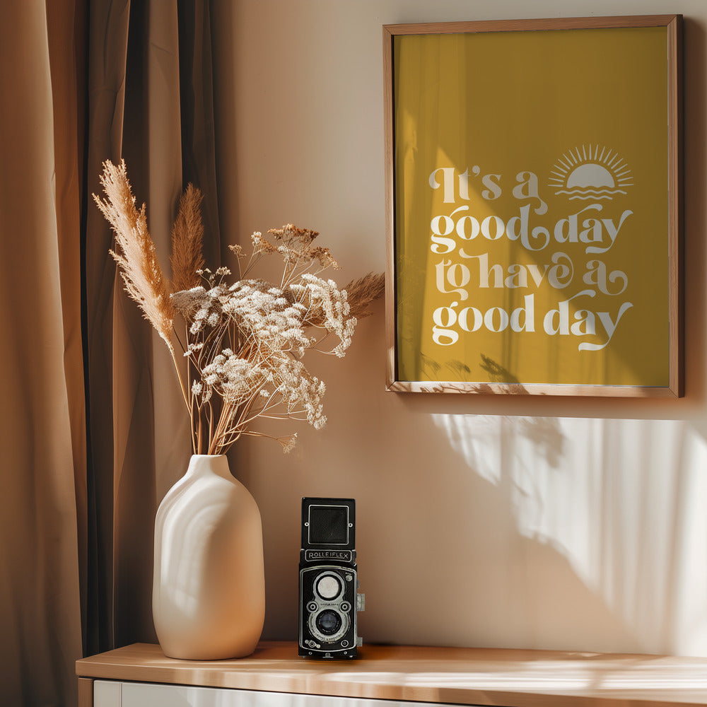 Good Day No1 - Poster / Art Print - interiör