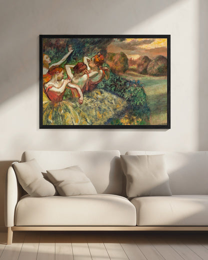 Four Dancers - Poster / Art Print - interiör